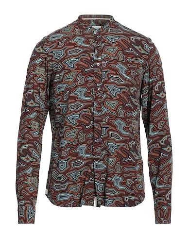 Cocoa Plain weave Patterned shirt