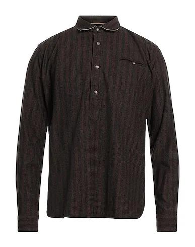 Cocoa Plain weave Striped shirt