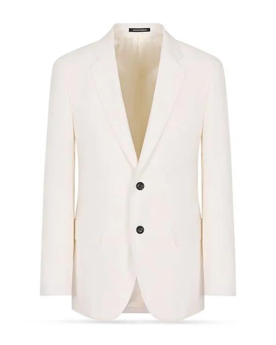 Comfort Fit Two Button Blazer