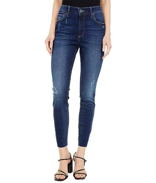 Connie High-Rise Ankle Skinny in Pose