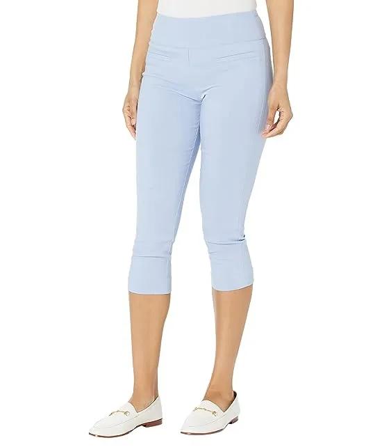 Control Stretch Pull-On Capri Pants with Pocket Detail