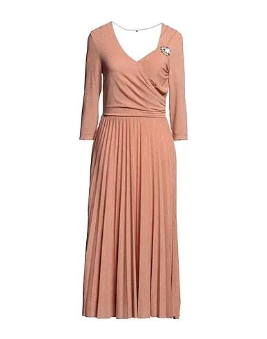Copper Jersey Midi dress