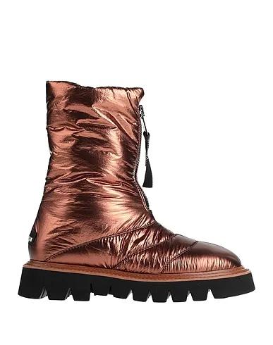 Copper Techno fabric Ankle boot