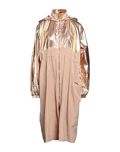 Copper Techno fabric Full-length jacket