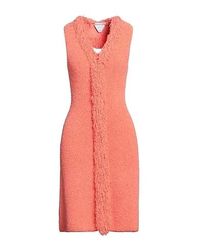 Coral Bouclé Short dress