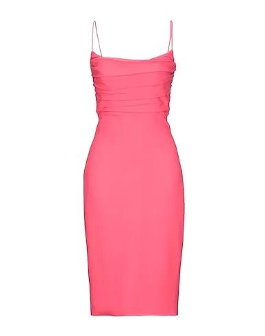 Coral Crêpe Elegant dress