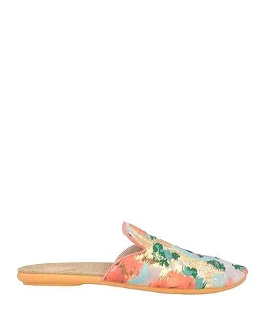 Coral Jacquard Mules and clogs