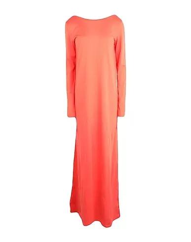 Coral Jersey Long dress