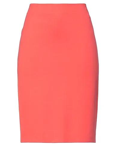 Coral Jersey Midi skirt