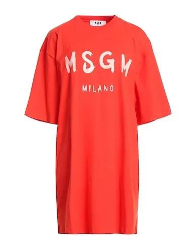 Coral Jersey Short dress