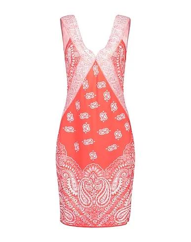 Coral Knitted Short dress