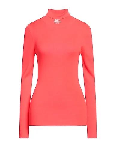 Coral Knitted Turtleneck