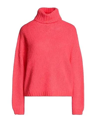 Coral Knitted Turtleneck