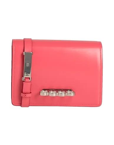 Coral Leather Cross-body bags