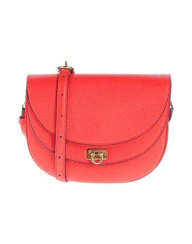 Coral Leather Cross-body bags