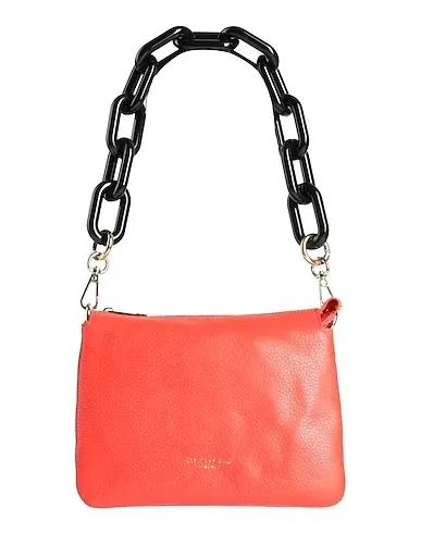 Coral Leather Handbag