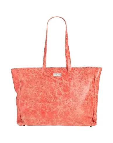 Coral Leather Shoulder bag