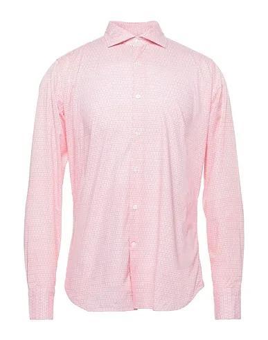 Coral Plain weave Patterned shirt