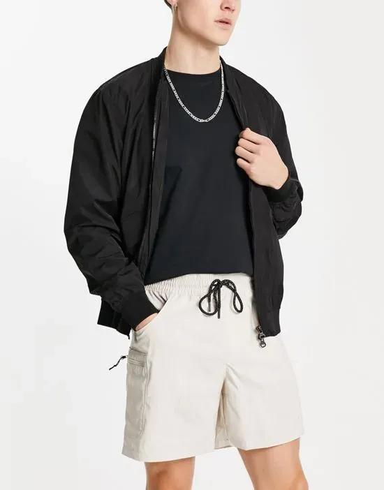 Coral Ridge pull-on shorts in stone