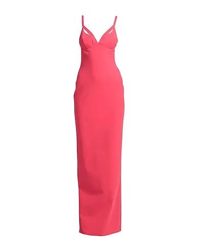 Coral Synthetic fabric Long dress