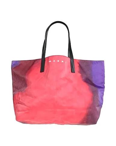 Coral Techno fabric Handbag