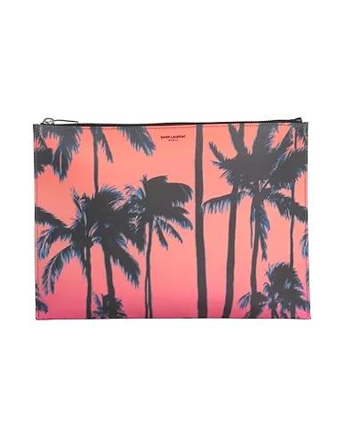 Coral Techno fabric Handbag