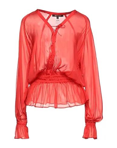 Coral Voile Blouse