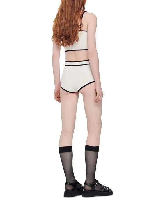 Corbusier Cable Knit Brief Shorts