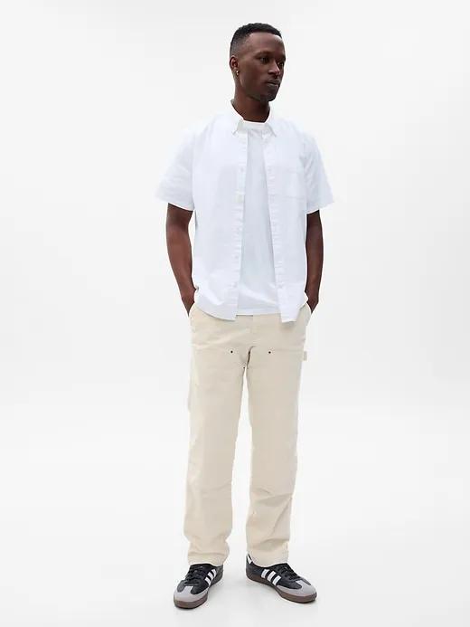 Corduroy Carpenter Pants with Washwell