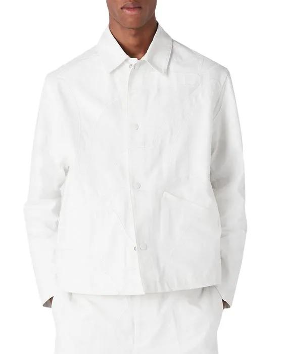 Cotton Abstract Pieced Jacket 