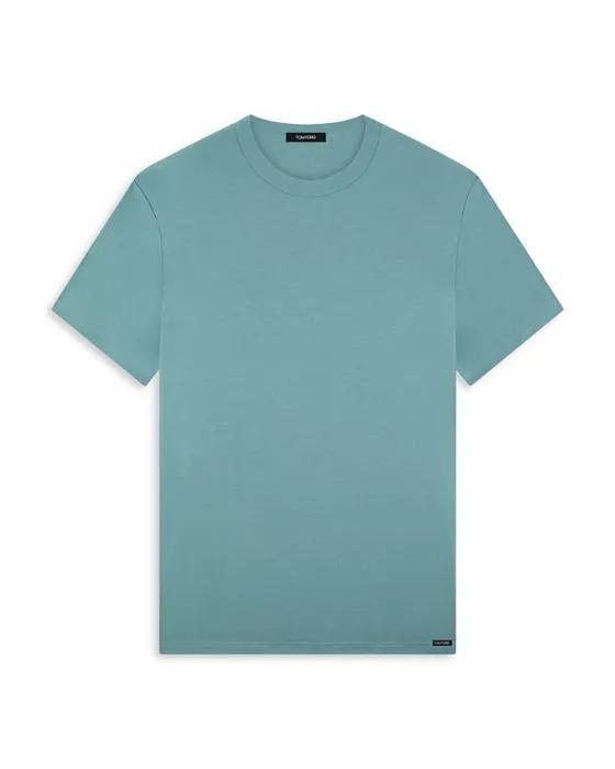 Cotton Blend Crewneck Tee