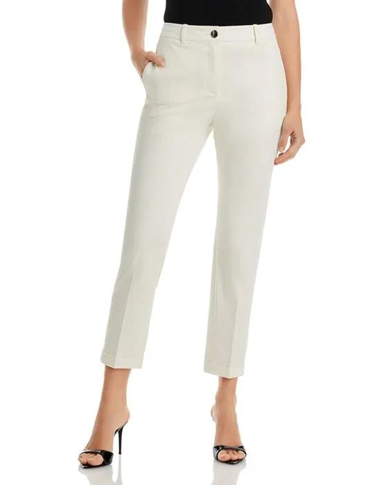 Cotton Blend Tachinoa Cropped Pants