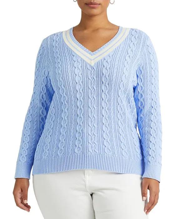 Cotton Cable Sweater