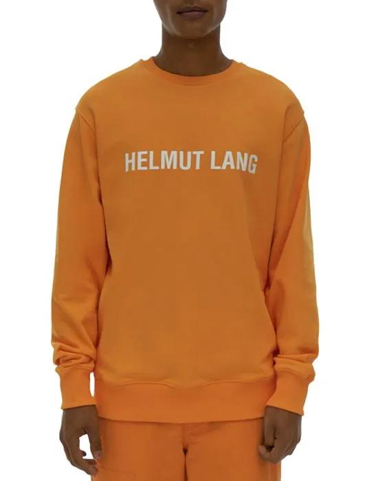 Cotton Logo Print Crewneck Sweatshirt 