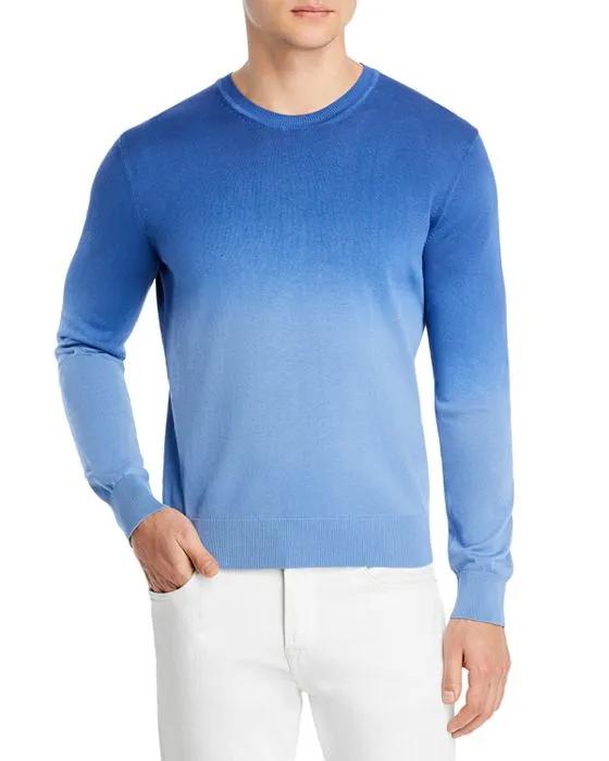 Cotton Ombré Dip Dyed Regular Fit Crewneck Sweater - 100% Exclusive   