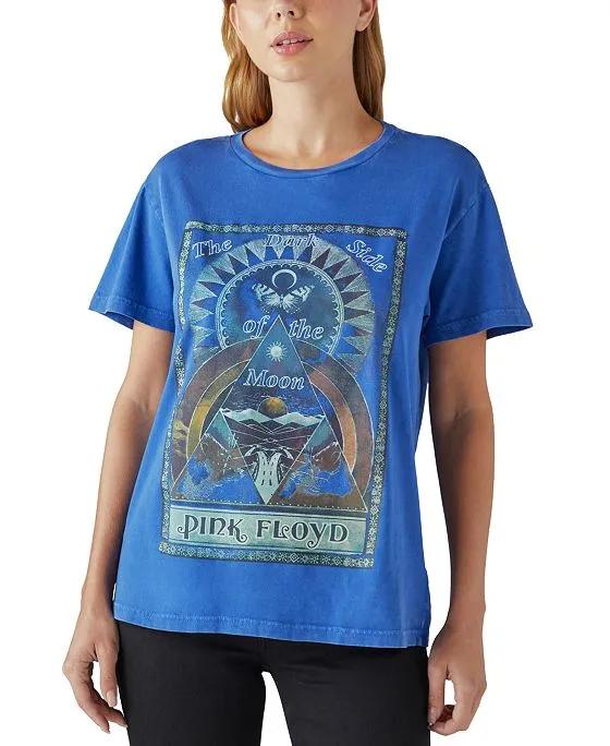 Cotton Pink Floyd Graphic T-Shirt Top