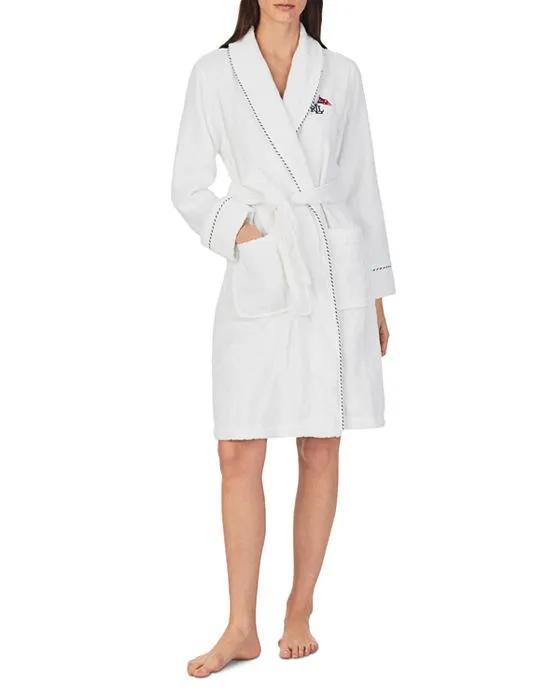 Cotton Shawl Collar Robe 