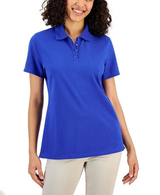 Cotton Short Sleeve Polo Shirt, Created for Macy's