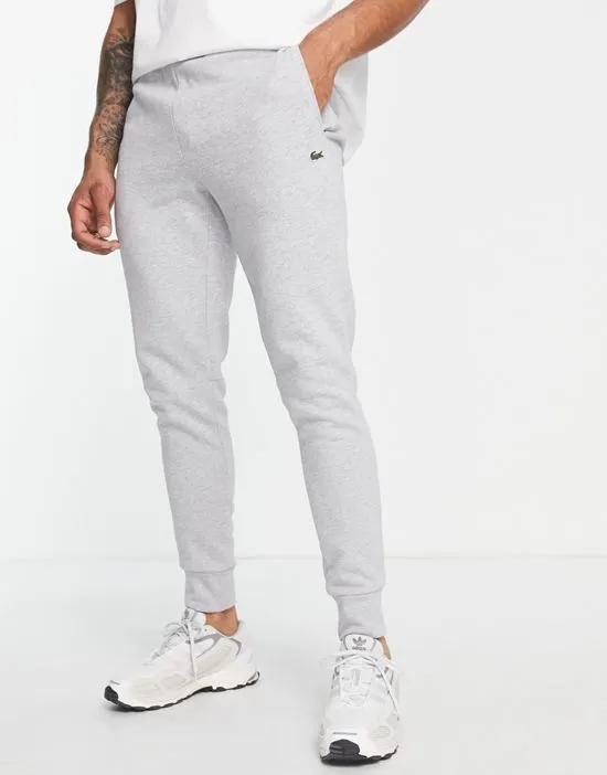 cotton sweatpants in gray