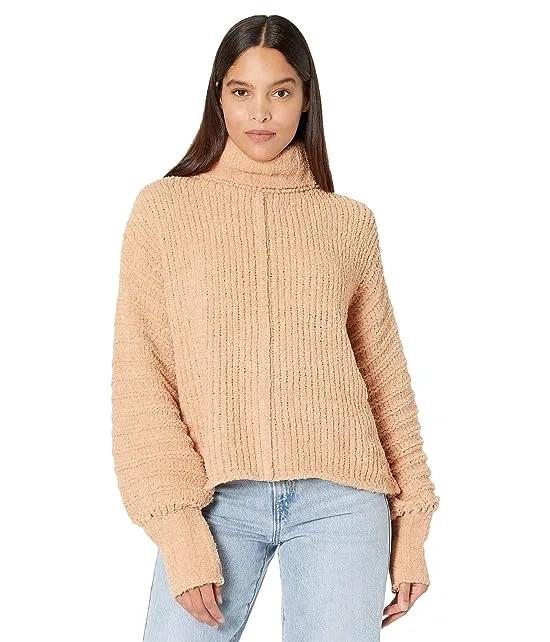 Cowl Neck Drop Shoulder Sweater