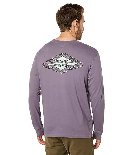 Crayon Wave Long Sleeve Tee
