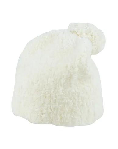 Cream Bouclé Hat