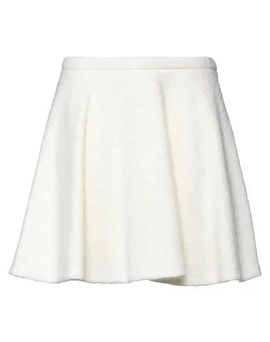 Cream Bouclé Mini skirt