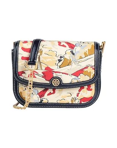 Cream Canvas Cross-body bags