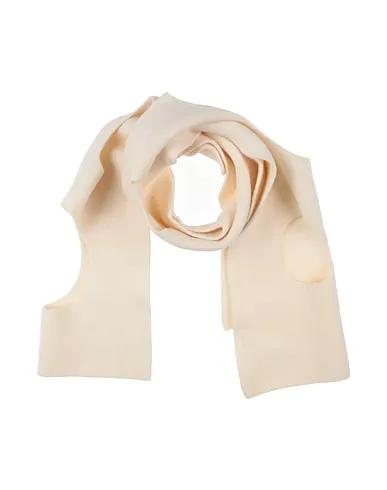Cream Flannel Scarves and foulards