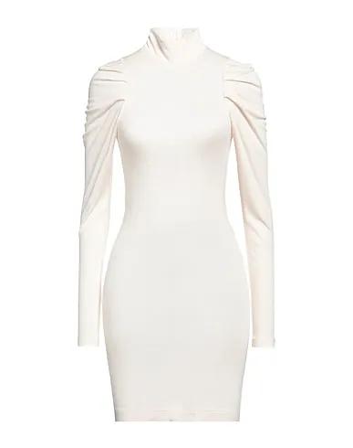 Cream Jersey Elegant dress