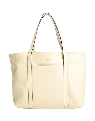 Cream Leather Handbag