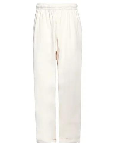 Cream Sweatshirt Casual pants