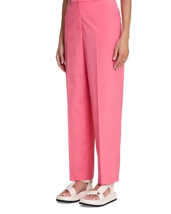 Creased Straight Pants