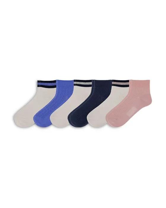 Cricket Quarter Socks, Pack of 6